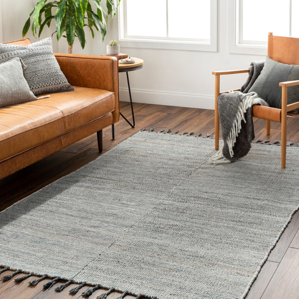Surya Esther Handmade Rug - Eco-friendly 2' X 3' Cottage Design With Fringe, Durable & Stylish For Any Room Beige Recycled Pet Yarn Ehr2302-576