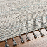 Esther EHR-2302 8' x 10' Handmade Rug EHR2302-810  Beige, Ivory, Bright Blue, Caramel, Black, Gray Surya