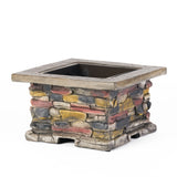 Christopher Knight Home® - Noble House - Corporal Natural Stone Square Fire Pit