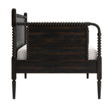 Homelegance By Top-Line Esteban Traditional Beaded Wood Daybed Black Rubberwood