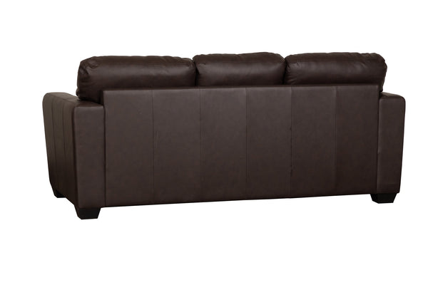Porter Designs Porter Mantua Elegant Top Grain Leather Sofa In Brown - Stylish, Comfortable & Modern Design Brown Leather 02-189-01-4667