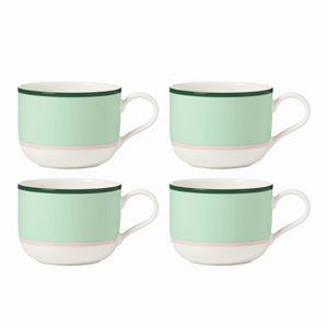 Lenox Kate Spade Make It Pop Mug, Set of 4 Green, GREEN PORCELAIN 894624
