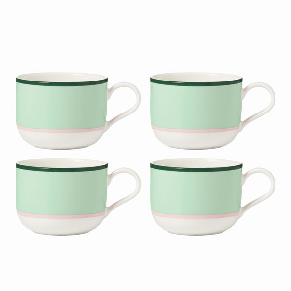 Lenox Kate Spade Make It Pop Mug, Set of 4 Green, GREEN PORCELAIN 894624