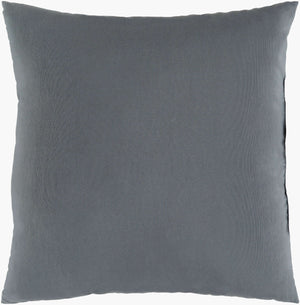 Surya Essien 16" X 16" Outdoor Safe Accent Pillow - Durable, Elegant, Easy-care Comfort For Your Home Gray Polyester,Polyester,Polyester,Polyfill Ei003-1616