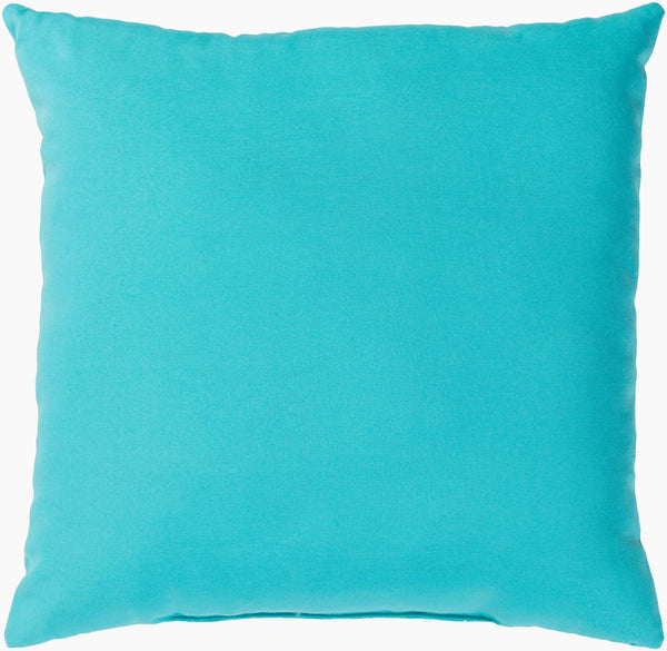 Surya Essien 16" X 16" Outdoor Safe Accent Pillow - Durable, Elegant, Easy-care Comfort For Your Home Blue Polyester,Polyester,Polyester,Polyfill Ei004-2020