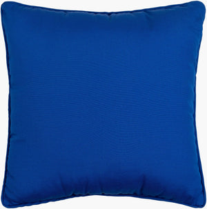 Livabliss Essien Square Accent Pillow Polyester Traditional Pattern Outdoor Safe Sofa Decor Dark Blue 16"L x 16"W EI008-1616