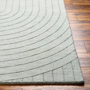 Livabliss Elissa Hand-loomed Wool Accent Rug Artisan Crafted for Entryways and Cozy Compact Spaces Sage 9' x 12' EIA2300-912