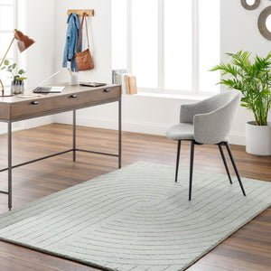Livabliss Elissa Hand-loomed Wool Accent Rug Artisan Crafted for Entryways and Cozy Compact Spaces Sage 9' x 12' EIA2300-912