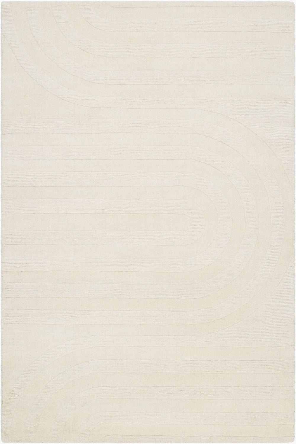 Livabliss Elissa Hand Loomed Wool Accent Rug Artisan Crafted for Entryway Bedside or Reading Nook Beige 2' x 3' EIA2301-23
