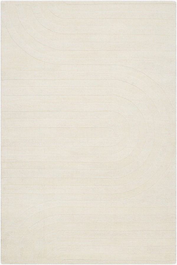 Livabliss Elissa Hand Loomed Wool Accent Rug Artisan Crafted for Entryway Bedside or Reading Nook Beige 2' x 3' EIA2301-23