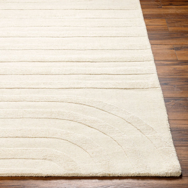 Livabliss Elissa Hand Loomed Wool Accent Rug Artisan Crafted for Entryway Bedside or Reading Nook Beige 2' x 3' EIA2301-23