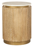 Hekman Accents Round Side Table Tambour Base 28709 Hekman Furniture