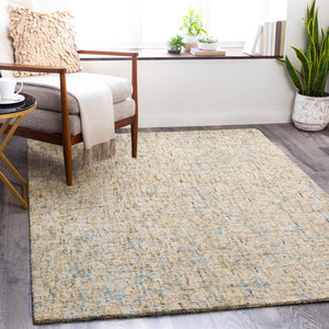Surya Emily Eil-2300 Handmade 2' X 3' Area Rug - Elegant Modern Decor For Inviting Living Spaces Dark Green Wool Eil2301-69