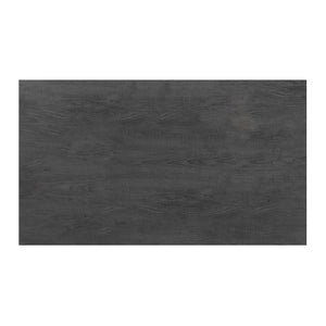 Homelegance By Top-Line Miranda Cornice Rectangle Storage Shelf Coffee Table Black Wood