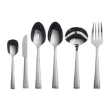 Oneida Cabria 6-Piece Artisan Flatware Set: Hammered, 18/10 Stainless Steel, Dishwasher Safe