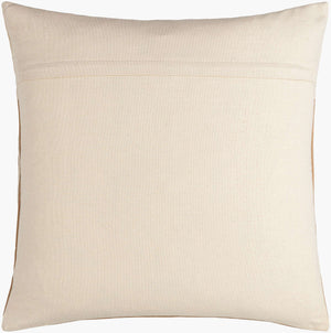 Surya Eternity Modern 18"X18" Accent Pillow - Chic Minimalist Decor For Comfort & Style In Your Home Beige Cotton,Polyester,Cotton Eit002-2020d