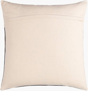Surya Eternity Modern 18"X18" Accent Pillow - Chic Minimalist Decor For Comfort & Style In Your Home Beige Cotton,Polyester,Cotton Eit004-2222d