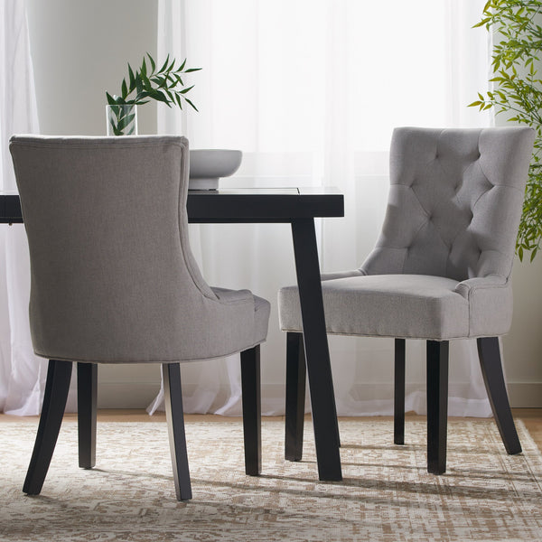 English Elm Cheney Tufted Upholstered Dining Chair Set with Solid Wood Legs for Modern Rooms 54181.00FLGY