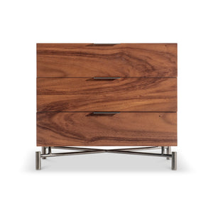 Bernhardt Bernhardt Brasea Suar Wood Nightstand with Usb Charging and Soft Close Drawers 394234