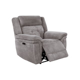 Parker House Richland - Bristol Grey Power Reclining Sofa And Recliner Grey 100% Polyester (S) Mric-31ph-brgr