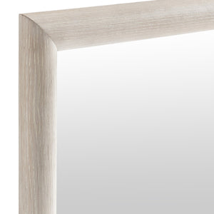 Bernhardt Bernhardt Lucerne Wire-brushed Oak Wall Mirror with Warm Alba Finish Modern Rustic 393332