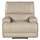 Parker House Whitman - Verona Linen - Powered By Freemotion Power Reclining Sofa And Two Recliners Beige Top Grain Leather With Match (X) Mwhi-311ph-p25-vli