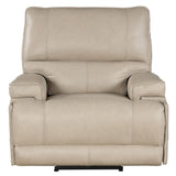 Parker House Parker Living Whitman - Verona Linen - Powered By Freemotion Cordless Power Recliner Verona Linen Top Grain Leather with Match (X) MWHI#812PH-P25-VLI