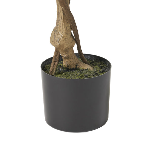 English Elm 120cm Artificial Ficus Tree Lifelike Faux Weeping Fig for Living Room or Entryway 70515.00
