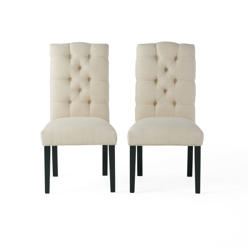 English Elm Harding Button Tufted Parsons Dining Chair Set of Two Upholstered Formal Seating 54266.00NTL