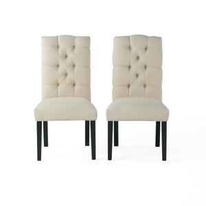 English Elm Harding Button Tufted Parsons Dining Chair Set of Two Upholstered Formal Seating 54266.00NTL