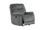 Parker House Parker Living Cooper - Shadow Grey Glider Recliner Shadow Grey 100% Polyester (S) MCOO#812G-SGR