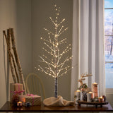 Christopher Knight Home® 4ft Pre-Lit LED Christmas Twig Tree  - Natural Wood Design