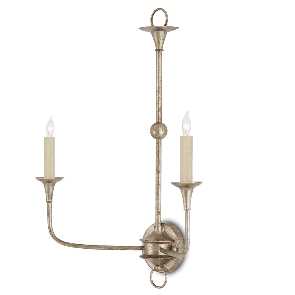 Nottaway Bronze Double-Light Wall Sconce - Elegant Minimalist Design for Traditional & Transitional Spaces