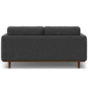English Elm Morrison 72" Mid-Century Modern Sofa In Charcoal Grey - Eco-Friendly, Plush Loveseat For Two B136P159628