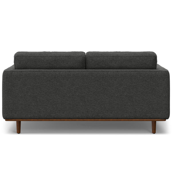 English Elm Morrison 72" Mid-Century Modern Sofa In Charcoal Grey - Eco-Friendly, Plush Loveseat For Two B136P159628