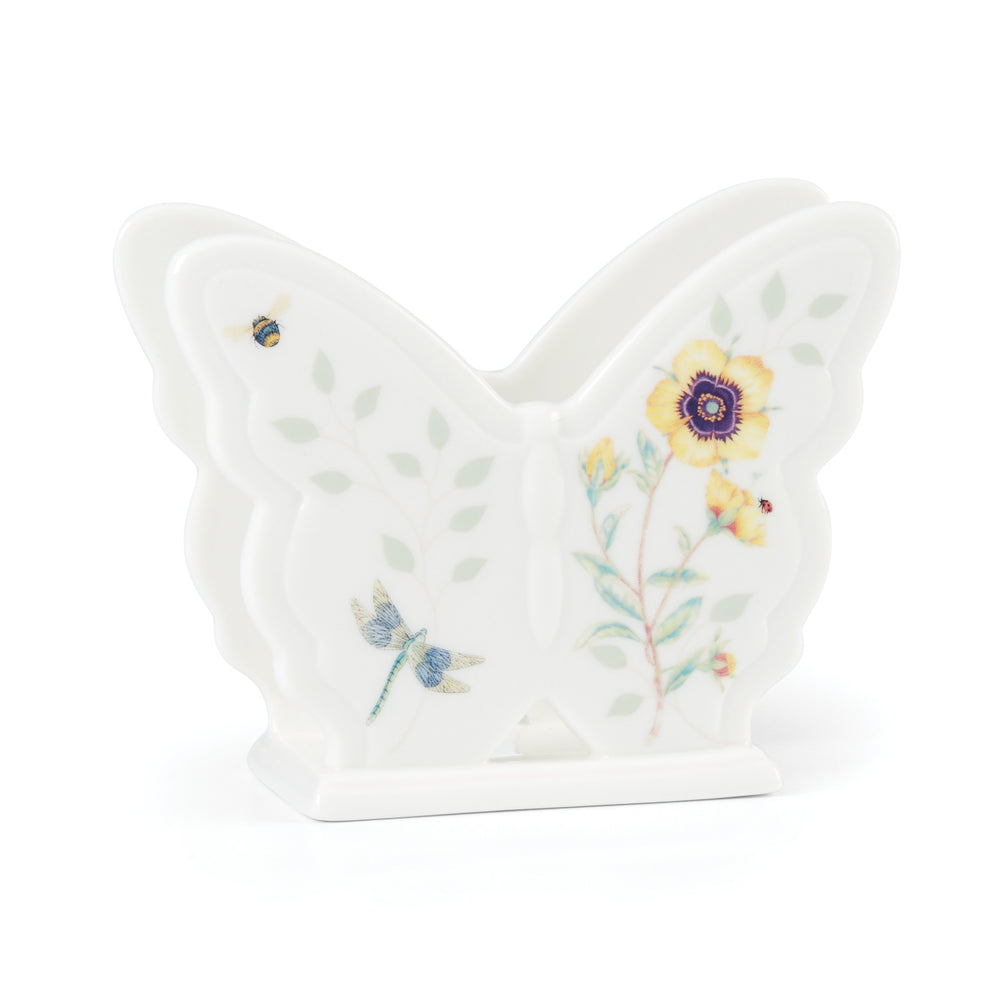 Lenox Butterfly Meadow Sponge Holder Multi, WHITE PORCELAIN 890452
