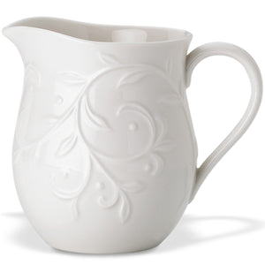 Lenox Opal Innocence Carved Creamer White, WHITE PORCELAIN 806660