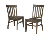 Steve Silver Cayla Side Chair Dark Oak, Set of 2 CY400SK