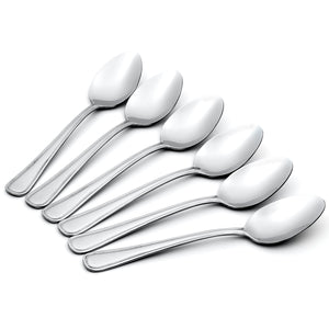 Lenox Oneida Tress Mirror Everyday Teaspoons, Set of 6 Metallic, STAINLESS METAL H081006AL20