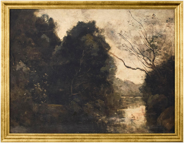 Surya Eldorado Framed Art - Hand-painted 35"H X 27"W Canvas Decor For Timeless Elegance & Style Main, Green Canvas,Polystyrene Eldo001-35271