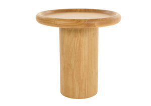 VIG Furniture Modrest Electra - Modern Round Rubberwood End Table VGHM-TB033S05