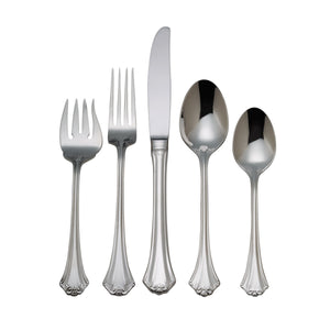 Lenox Reed and Barton Country French 5 Piece Flatware Place Setting Metallic, STAINLESS METAL 8180805