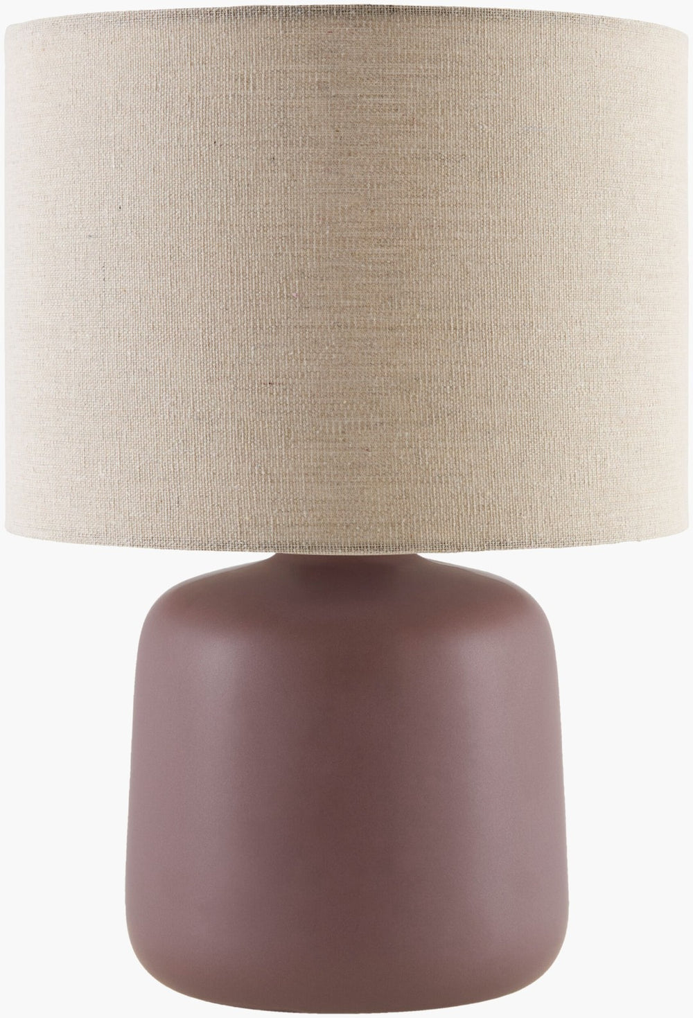 Livabliss Elio Ceramic Base Table Lamp with Linen Shade Soft Glow for Nightstand or Console ELI-001