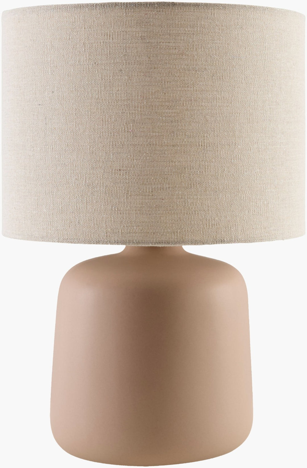 Livabliss Elio Ceramic Base Accent Table Lamp with Linen Shade for Nightstand or Console ELI-003