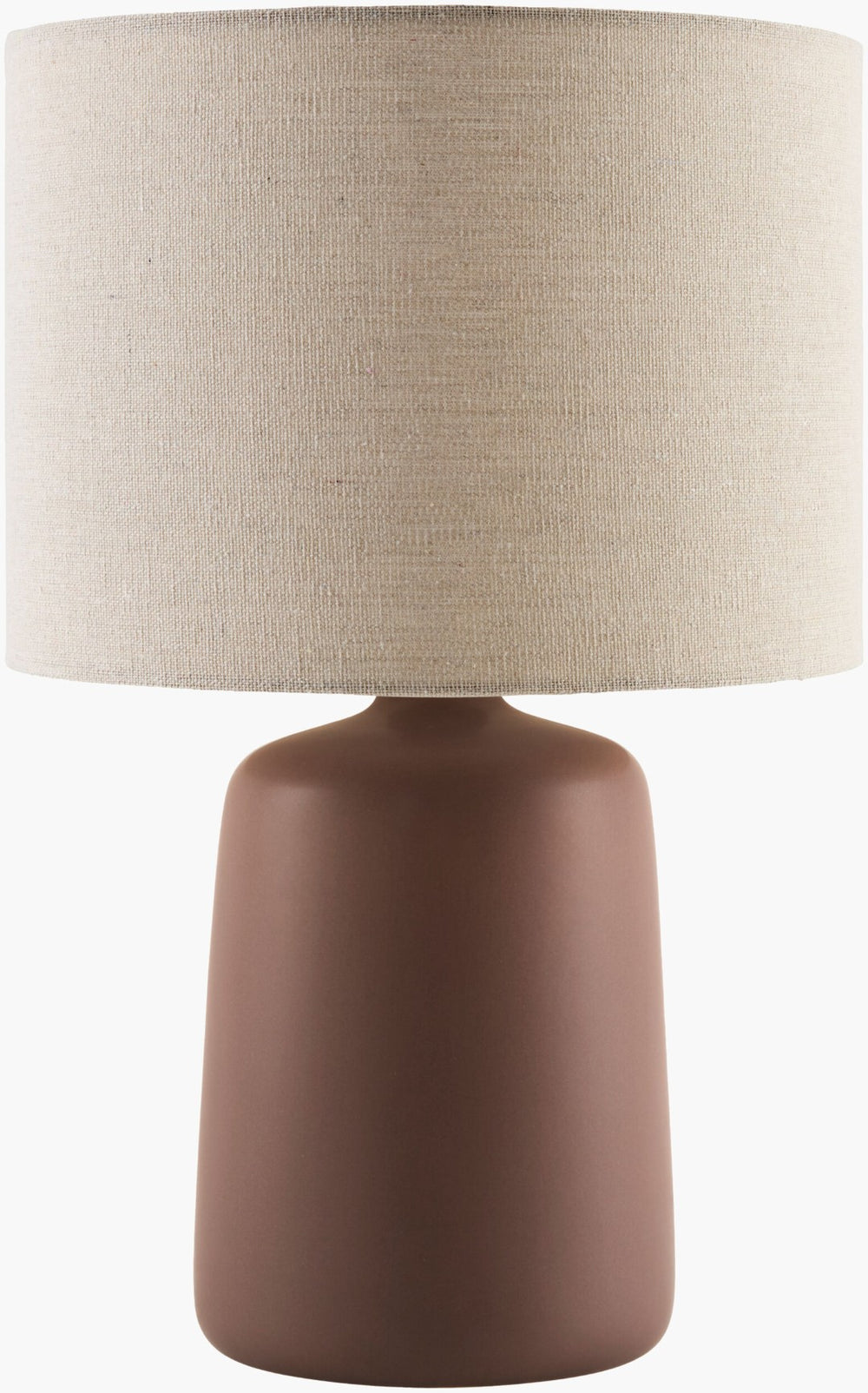 Livabliss Elio Ceramic Base Table Lamp with Linen Shade for Nightstand or Living Room ELI-009