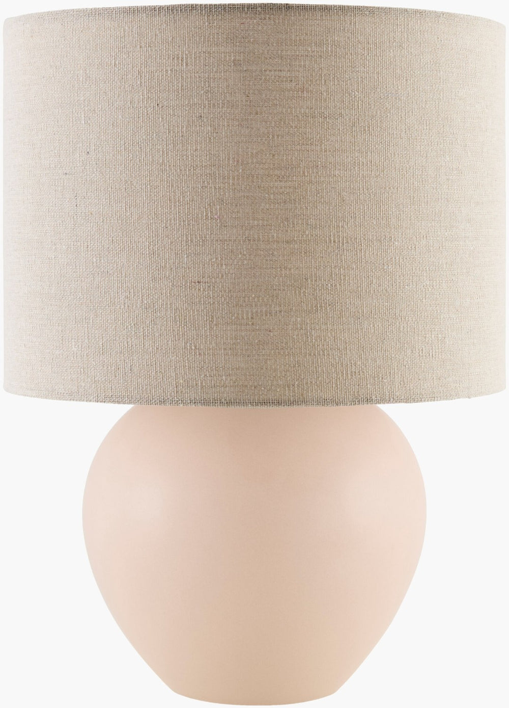 Livabliss Elio Ceramic Base Table Lamp with Linen Dual Layer Shade for Modern Living Spaces ELI-016