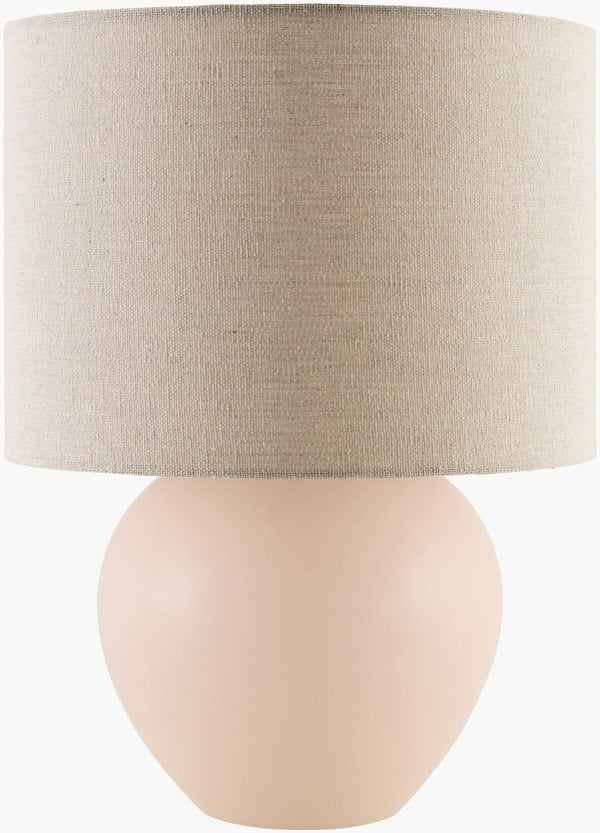 Livabliss Elio Ceramic Base Table Lamp with Linen Dual Layer Shade for Modern Living Spaces ELI-016