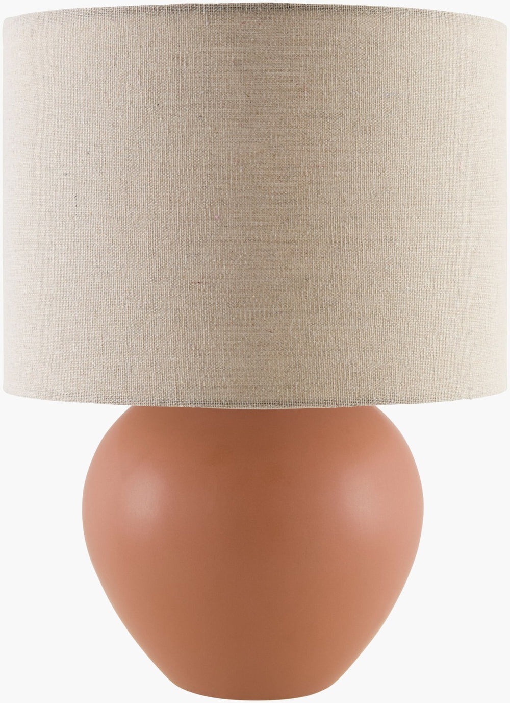 Livabliss Elio Ceramic Base Table Lamp with Dual Linen Shade for Warm Ambient Bedroom Glow ELI-020
