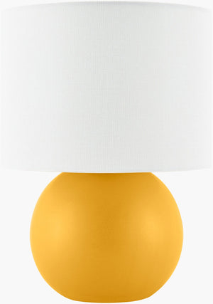 Livabliss Elio Ceramic Base Table Lamp with Linen Shade for Bedside or Entryway Ambiance ELI-022