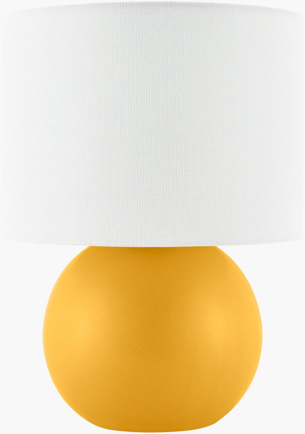 Livabliss Elio Ceramic Base Table Lamp with Linen Shade for Bedside or Entryway Ambiance ELI-022